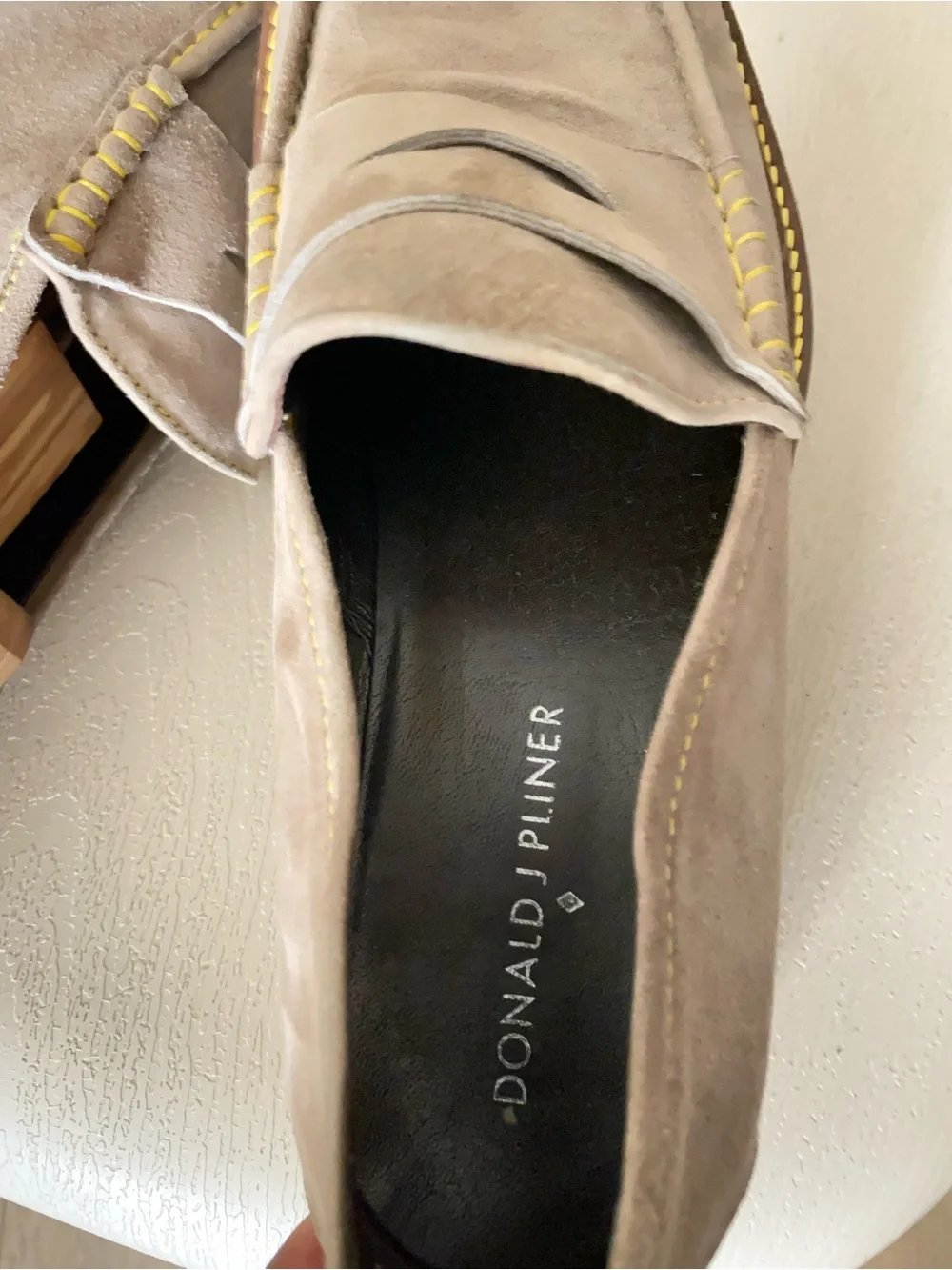 Donald J. Pliner Hanif Wx Gray suede Loafer Moc Toe men 11 m